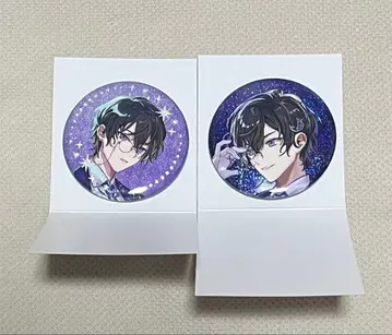 니지산지 IMPACT 월조 랜덤 반짝반짝 캔뱃지 사계절 나기 아키라