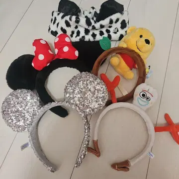 도쿄 디즈니 리조트 캐릭터 머리띠 세트