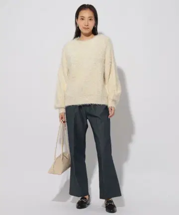 Elura 라메 샤기 니트