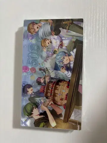 시쿠포니 50만 명 기념 아크릴 블록