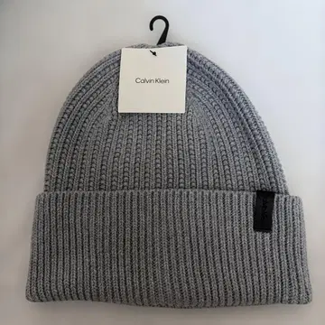 캘빈 클라인 니트 모자 그레이