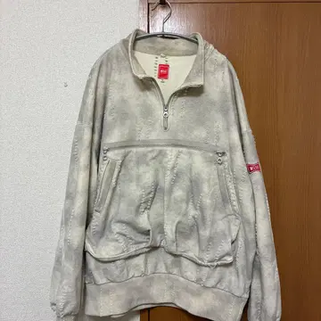 MSSD 베이지 플리스 자켓 하프 지퍼