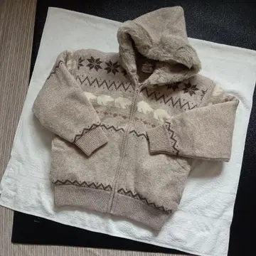 카우친풍 퍼 자켓