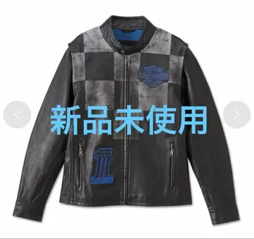 새상품 할리데이비슨 Blue Steel 컨버터블 가죽 자켓