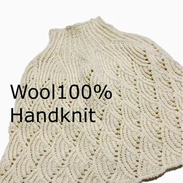 니트 케이프 핸드니트