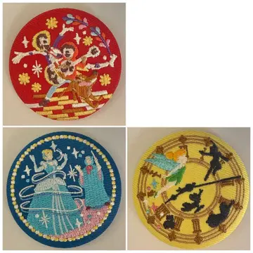 디즈니 자수 캔뱃지 리멤버 미 신데렐라 피터팬