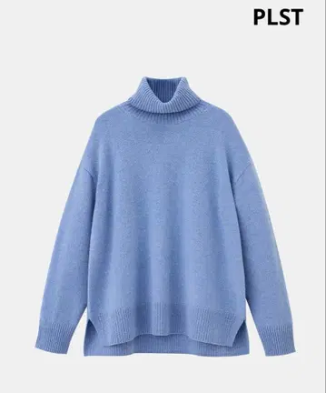 PLST 엑스트라 파인 메리노울 미들 게이지 터틀넥 스웨터