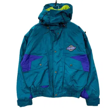 90s풍 컬러 블록 충전솜 마운틴 자켓 M