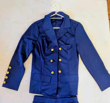 여성용 수트 L 블루