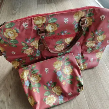 로라 애슐리 꽃무늬 보스턴 백 여행용 백