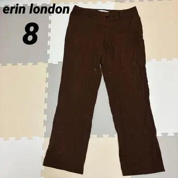 erin london 스트레치 브라운 슬랙스 [ 8 ] 여성용 와이드