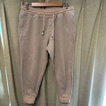 TOMORROWLAND 코튼 캐시미어 립 스웨트 팬츠 베이지