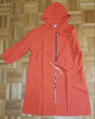 SUPER POSER 후드 부착 오렌지 코트 스푸포저 이탈리아제