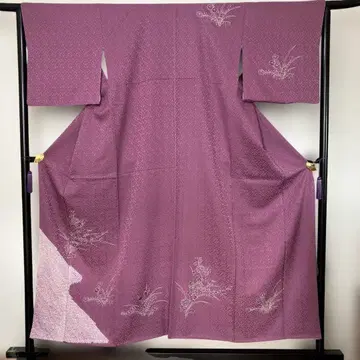 보라색 꽃무늬 시보리 호몬기A