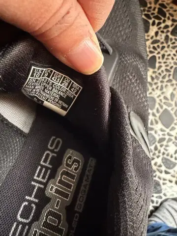 SKECHERS 슬립인스 블랙 10 US