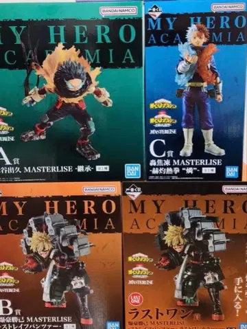 미개봉 새상품 나의 히어로 아카데미아 피규어 4개 세트