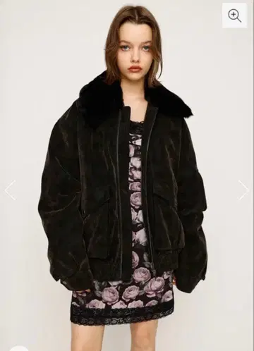 sly WASHED PUFFER 패딩 블루종