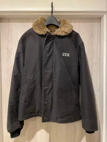 U.S.N. 덱 자켓 블랙