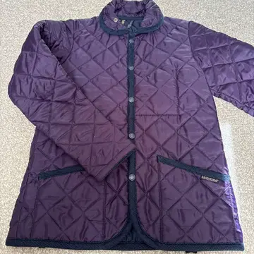 LAVENHAM 퍼플 퀼팅 자켓 36