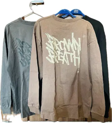BROWNBREATH 롱T 3장 세트 L 사이즈