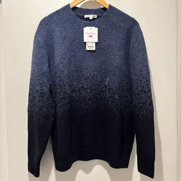 유니클로 JW 앤더슨 수플레얀 그라데이션 크루넥 스웨터