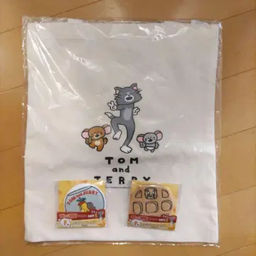 톰과 제리 토트백 캔뱃지 세트