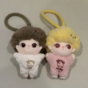 DIMOO Crush on Coffee 봉제 인형 키체인