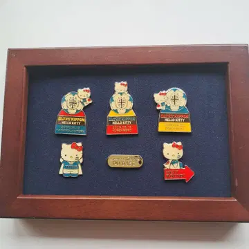 헬로키티 핀 배지 5개 세트