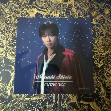 SHOW-WA 시오타 마사키 회장 한정판 클리어 포토 카드 크리스마스
