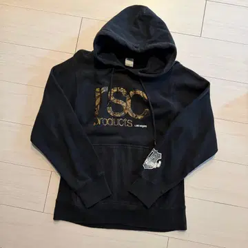 rsc products 블랙 후드 부착 후드티