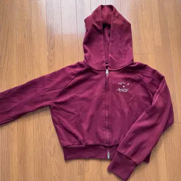 agnes b. x NERGY ZIP UP 후디 후드티 레드