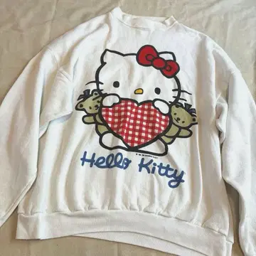 90s 빈티지 헬로키티 맨투맨 트레이닝복