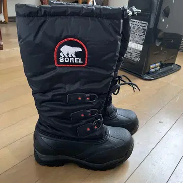 SOREL 방수 롱 부츠 블랙