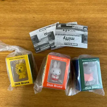 미피 miffy 미니어처 패키지 참 가챠가챠 3종 세트