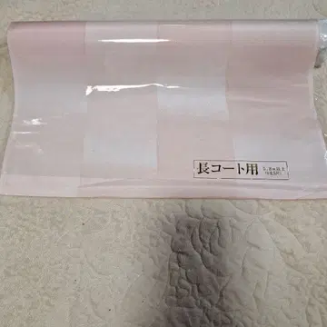 롱 코트용 동우 실크 100% 핑크 체크 패턴