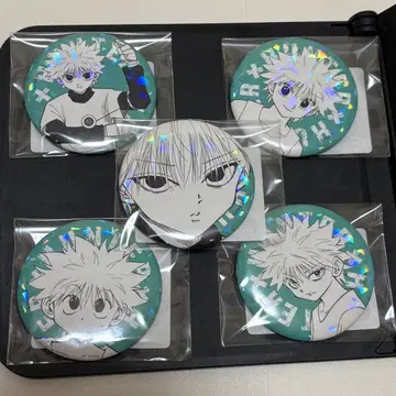 HUNTER x HUNTER 키루아 올스타 캔뱃지 5개 세트 GI편