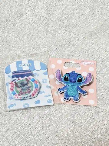 디즈니 스토어 스티치 와펜 핀 배지 세트 판매