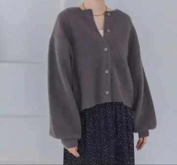 apart by lowrys 전후 2way CN 라쿤 숏 가디건