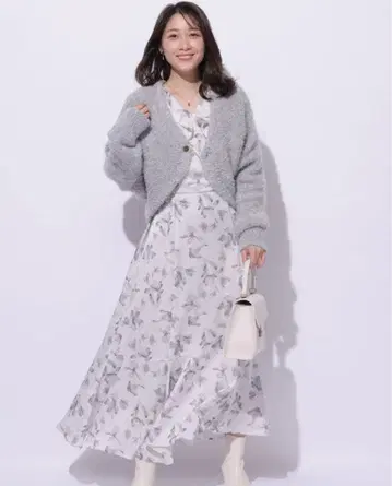 아푸와이저 리셰 플라워 리본 카슈쿨 프린트 원피스