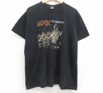 구제 의류 밴딩 T셔츠 AC/DC 멕시코제 택 블랙 XL Y2K