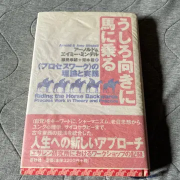 말을 뒤로 타고 가다