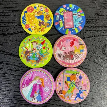 디즈니 캔뱃지 자수 주토피아 세트