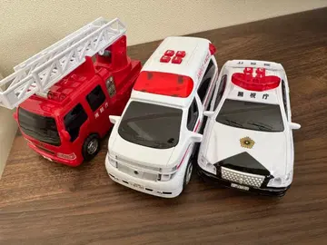 긴급 차량 3대 세트 소방차 구급차 경찰차