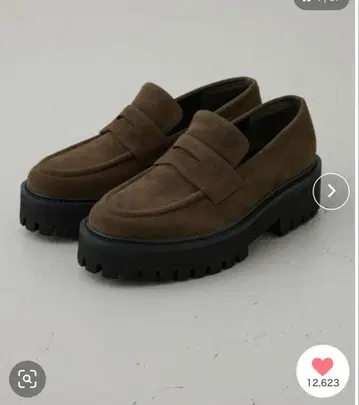 AZUL BY MOUSSY 플랫폼 로퍼 브라운 L 사이즈