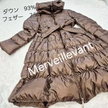 멜베이유반트 다운 93% 페더 7% 다운 코트 A 라인 11호