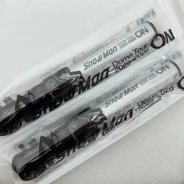 Snow Man Dome Tour 2025-2026 응원봉 2개 세트