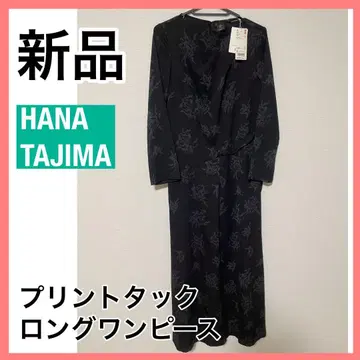 새상품 하나타지마 롱 원피스 맥시 원피스 레어 희귀 쉬폰