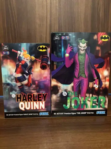 DC ACT/CUT 프리미엄 피규어 조커 & 할리 퀸 세트