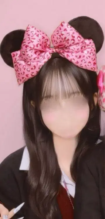 미니 머리띠 레오파드 무늬