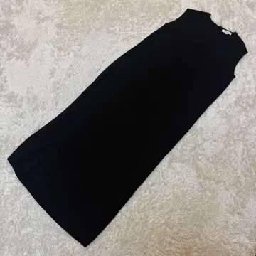 [ PLST ] 여성용 M 롱 니트 원피스 슬리브리스